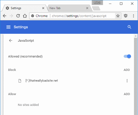 How to enable javascript on mac chrome for 2016 mac